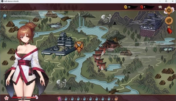 半妖忍少女 电脑安卓双端 中文汉化版本 多平台畅玩 策略养成向RPG