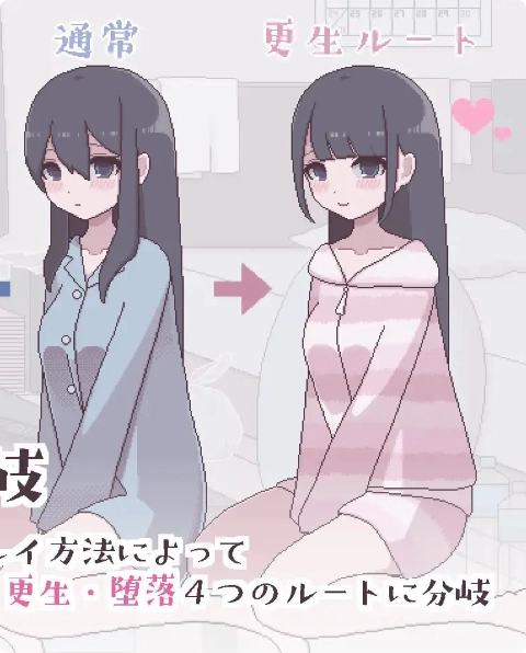 汚部屋の姫 更生or堕落 像素互动SLG汉化动态 安卓版本 手机端沉浸式抉择体验